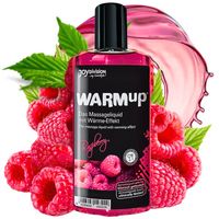 Olejek do masażu erotycznego dla par JADALNY malinowy ROZGRZEWAJĄCY 150 ml