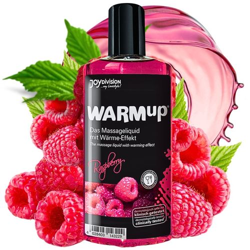 Olejek do masażu erotycznego dla par JADALNY malinowy ROZGRZEWAJĄCY 150 ml na Arena.pl