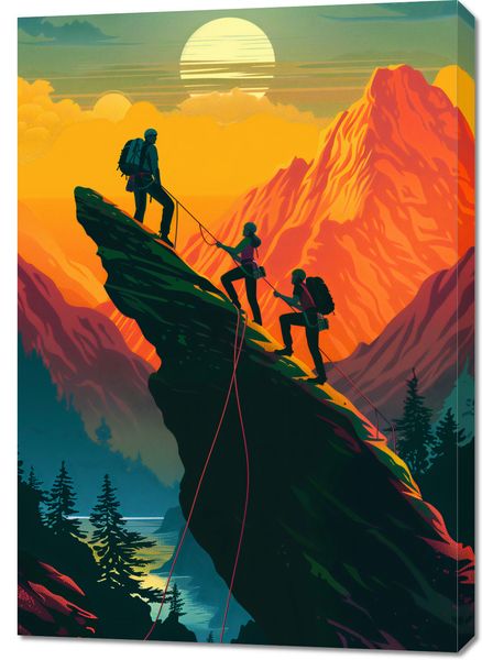 Obraz 70x100cm U Szczytu zdjęcie 1