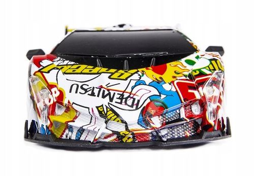 Samochód sportowy graffiti ze światłami auto zdalnie sterowane na Arena.pl