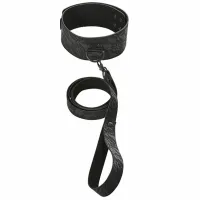 sportsheets sincerely locking lace collar & leash - ozdobna obroża