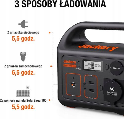 Przenośna Stacja Zasilania Jackery Explorer 240EU na Arena.pl