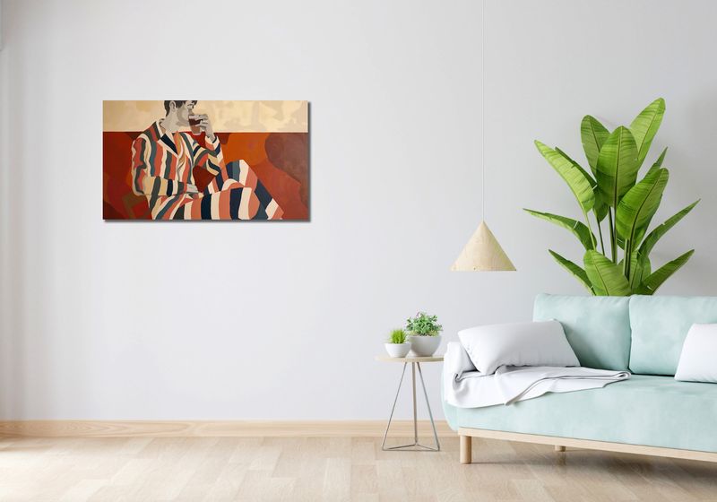 Obraz 90x50cm Przerwa Aby Odetchnąć zdjęcie 2