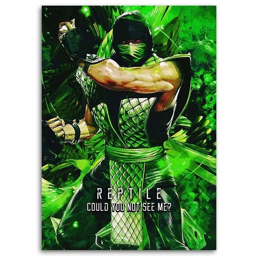 Deco Panel, Wojownik Reptile 50x70 na Arena.pl