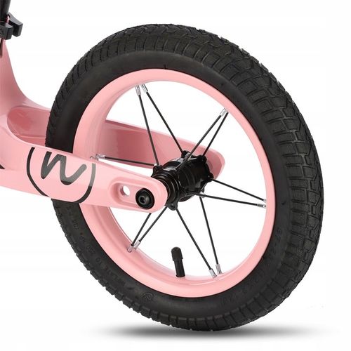 Rowerek Biegowy Lekki Dla Dziewczynki Magnezowy Świecące Koła 12" ABEC-9 na Arena.pl