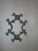 ORNAMENT MOTYL DUŻY ELEMENT OGRODZENIA ŻELIWNY