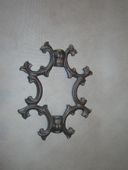 ORNAMENT MOTYL DUŻY ELEMENT OGRODZENIA ŻELIWNY