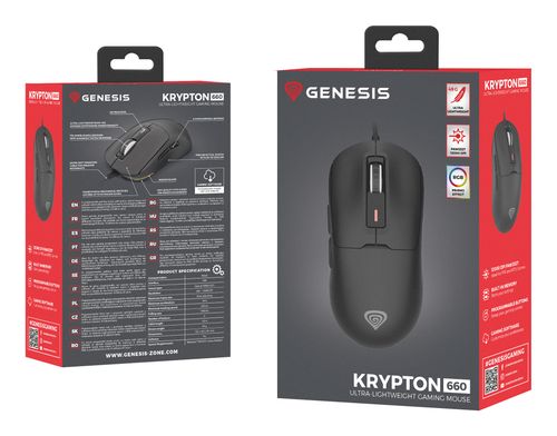 Mysz przewodowa GENESIS Krypton 660 Czarny na Arena.pl