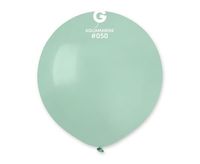 Balon pastelowy turkusowo zielony 48 cm