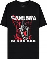 Koszulka DIFUZED Cyberpunk 2077 - Black Dog Samurai Album Art T-shirt r.XL