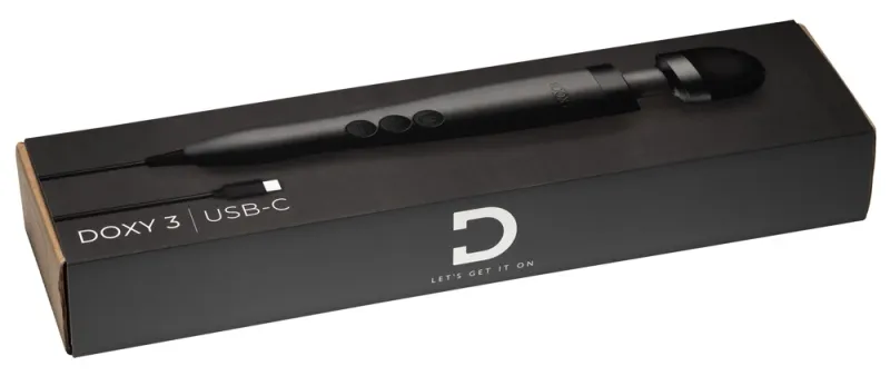 Doxy - Masażer Łechtaczki Doxy 3 USB-C Czarny Mat zdjęcie 2
