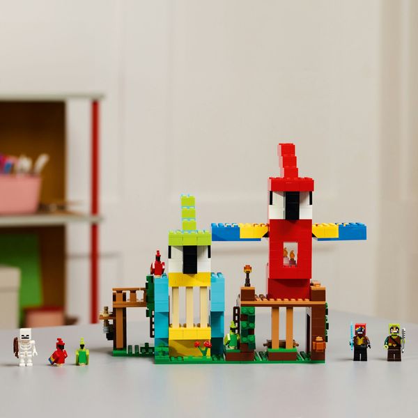 LEGO Minecraft 21282 Papugowe domki zdjęcie 4