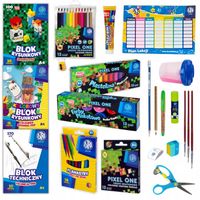 ASTRA WYPRAWKA SZKOLNA DUŻY ZESTAW DO SZKOŁY XXL PRZEDSZKOLA KLASA 1 2 3