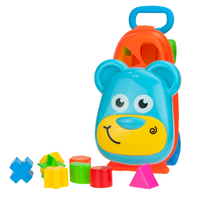 SORTER WALIZECZKA PCHACZ CIĄGNICZEK KLOCKI TYGRYS