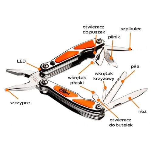 narzędzie wielofunkcyjne mini led 10 elementów - t n01-027 na Arena.pl