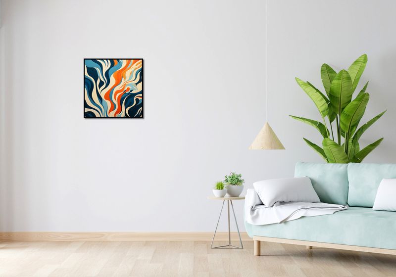 Plakat 50x50cm Oceaniczne Fale zdjęcie 4