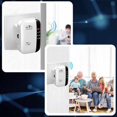 WZMACNIACZ SYGNAŁU Wi-Fi MOCNY REPEATER 300MB/S 2 TRYBY FUNKCJA WPS na Arena.pl