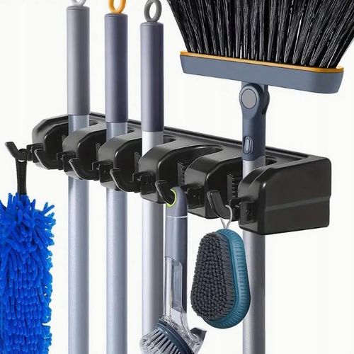 WIESZAK UCHWYT NA ŚCIANĘ ŚCIENNY NA MIOTŁY NARZĘDZIA SZCZOTKI GRABIE na Arena.pl