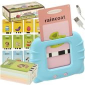 Czytnik Kart Edukacyjnych Fiszki do Nauki Słówek Język Angielski 112 Kart