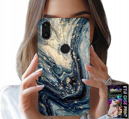 ETUI DO HUAWEI Y7 2019 - KAMIENNE ELEGANCKIE WZORY OBUDOWA CASE na Arena.pl