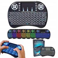 PODŚWIETLANA MINI KLAWIATURA BEZPRZEWODOWA SMART TV TRX