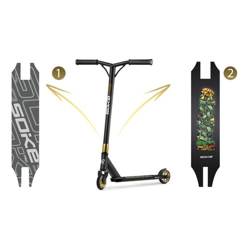 Hulajnoga SOKE PRO gold na Arena.pl