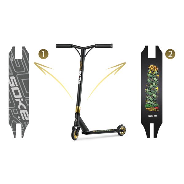 Hulajnoga SOKE PRO gold zdjęcie 11