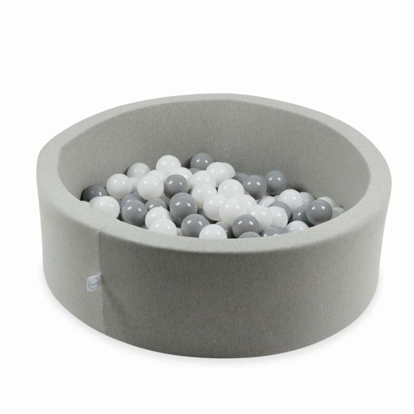 Kulki do zabawy ø7cm 300szt białe, szare zdjęcie 3