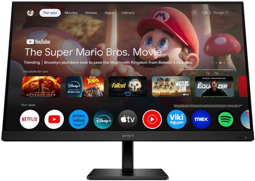 Monitor inteligentny HP OMEN 32x 4K Gaming UltraHD IPS 144Hz HDR 31.5 cali 3840x2160 Google TV HDMI DisplayPort USB-C 99Z68AS na Arena.pl