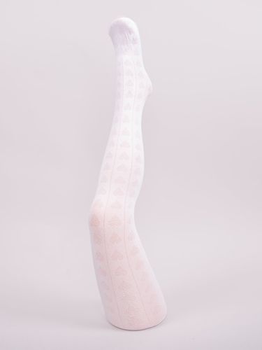 Rajstopy dziecięce mikrofibra ażurowe serca 40 DEN 128-134 YOCLUB na Arena.pl