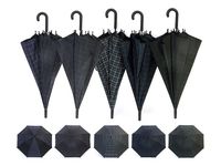 parasol automatyczny dł.72cm, delikatna krata, mix kolorów;