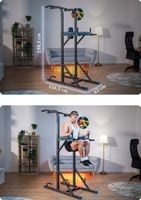 Drążek do podciągania Thunder wielofunkcyjny mocny do ćwiczeń dipów brzucha