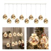 GIRLANDA ŚWIĄTECZNA ŚWIECĄCE KULE NA STÓŁ BOMBKI