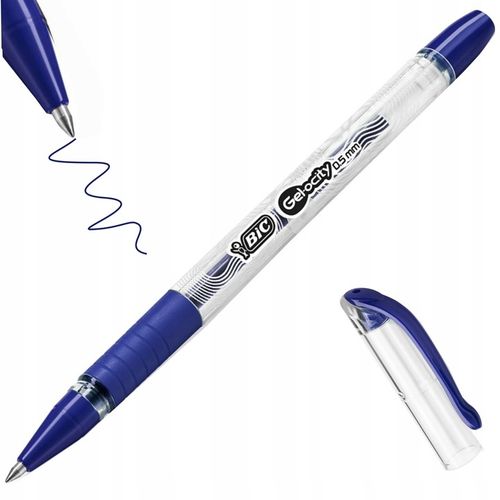 BIC GEL-OCITY STIC Długopis żelowy ze skuwką 0.5mm niebieski 10 SZTUK na Arena.pl