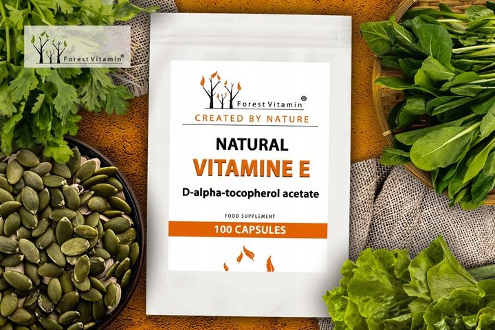 FOREST WITAMINA E NATURALNA ZDROWIE MŁODOŚĆ 100kap zdjęcie 11