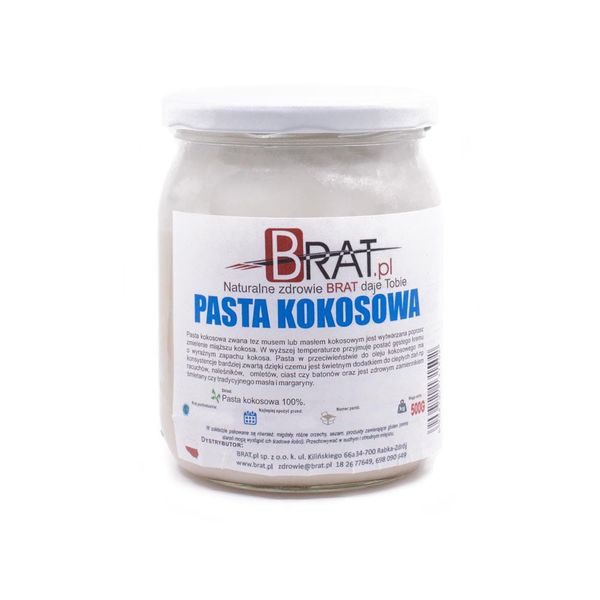 Pasta kokosowa 500g zdjęcie 1