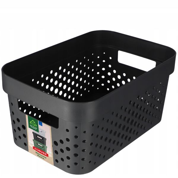 Curver Pojemnik Pudełko Ażurowe Eko 4,5 L Szary zdjęcie 1