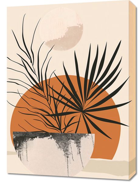Obraz 50x70cm Palmowy Zachód zdjęcie 1