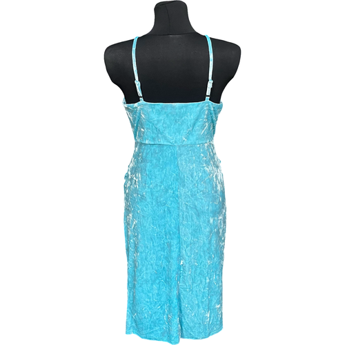 Sukienka Przed Kolano Niebieska 42 Letnia Styl Casual Elegancka Wygodna na Arena.pl