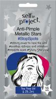 SELFIE PROJECT #STOPSPOTS GWIAZDKI NA WYPRYSKI METALLIC STARS 16 SZT