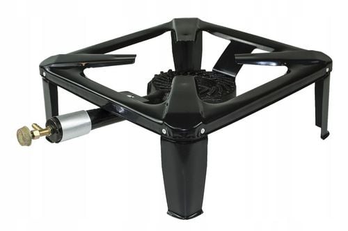 ŻELIWNY TABORET GAZOWY PALNIK ZESTAW REDUKTOR WĄŻ SOLIDNY TRWAŁY na Arena.pl