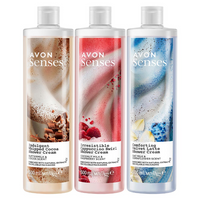 Avon Senses Zestaw Kremowych żeli prysznic 3x500ml