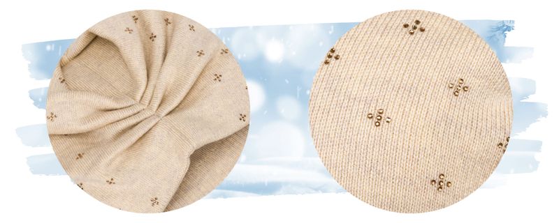 czapka ptn hat-04-7606 beige zdjęcie 9