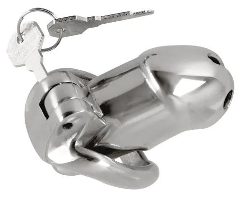 fetish collection chastity cage ii metalowy system zabezpieczający 8,5 cm na Arena.pl