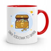 Kubek Czerwony Teściowej Taka Teściowa To Skarb Z Nadrukiem Ze Zdjęciem