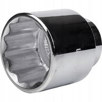 NASADKA KRÓTKA DO KLUCZA NASADOWEGO 65 MM 3/4 12-KĄTNA CHROMOWANA STAL CR-V