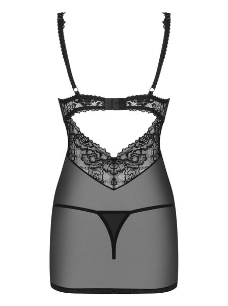 Bielizna- 867-Che-1 Koszulka I Stringi  S/M zdjęcie 6