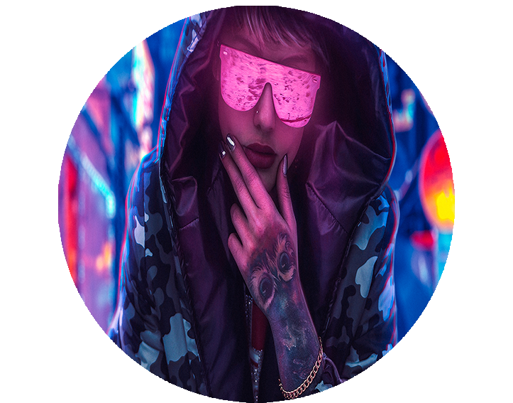 Podkładka pod myszkę Cyberpunk zdjęcie 2