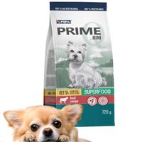 Karma Sucha dla Psa Psów małych ras Pupil Prime Mini wołowina wątróbka 720g