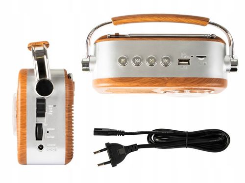 RADIO KUCHENNE RETRO PRZENOŚNE BLUETOOTH FM NA BATERIE R20 SIECIOWE na Arena.pl